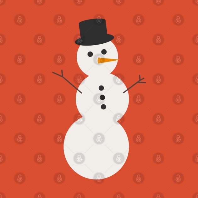 Christmas Snowman by lymancreativeco