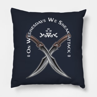 On Wednesdays We Sneak Attack Pillow