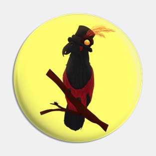 Dracula Parrot Pin