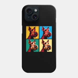 Irish Terrier Dog Pop Art - Dog Lovers Phone Case