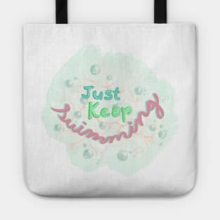 just keep swimming Tote