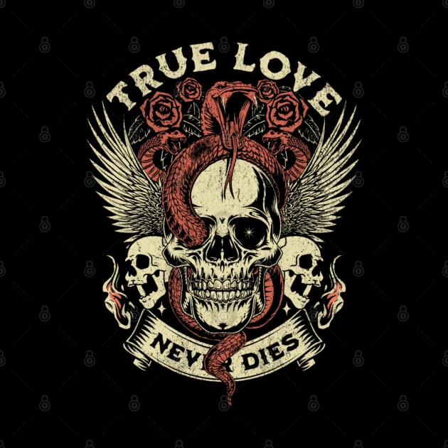 SKULL LOVE NEVER DIES by GENshop