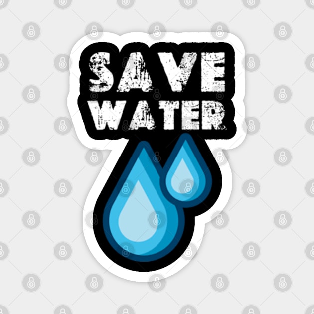 save water earth day 2024 Magnet by graphicaesthetic ✅