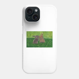 Two Little Rabbits Phone Case