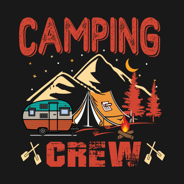 Camping Crew by Hastag Pos