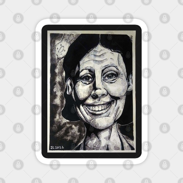 Pearl "I'm A Star" portrait (original) Magnet by StagArtStudios