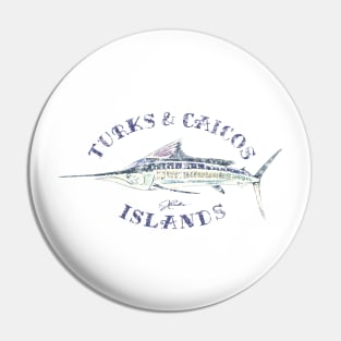 Turks & Caicos Islands Marlin Pin