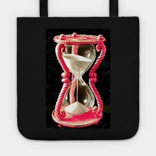 Pretty Sand timer hourglass - bright pink Tote