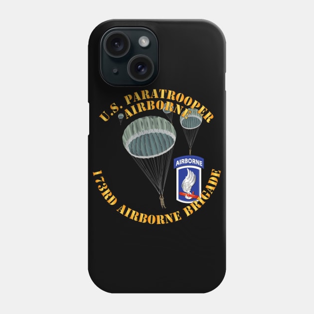 Army - US Paratrooper - 173rd Airborne Bde wo Shadow Phone Case by twix123844