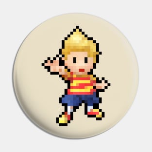 Lucas Pixel Art Pin