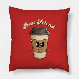 Best friend and coffee Pillow