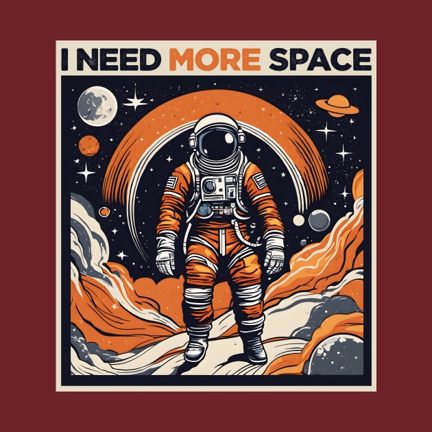 i need more space (interstellar astronaut) by hayr pictures