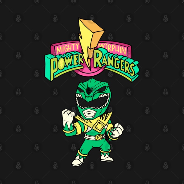 Mighty Morphin Power Rangers by littlepdraws