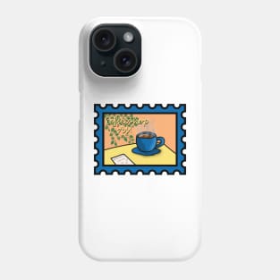 Coffeeshop AU Postage Stamp Phone Case