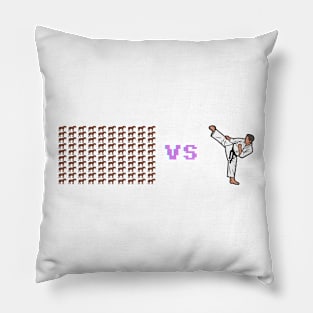 Fight 100 Duck Sized Horses Pillow