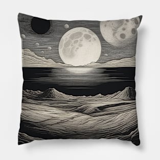 Planet Landscape Pillow