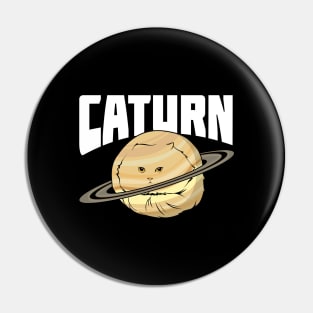 Caturn Astronomy Astronomer Gift Pin