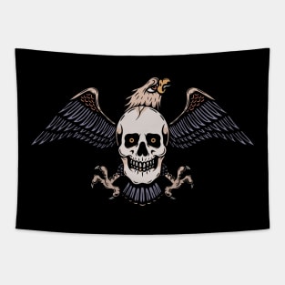 Eagle and skull Tapestry