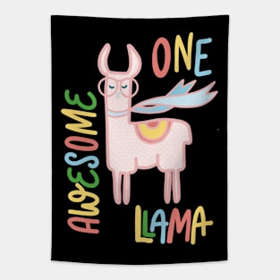 One Awesome Llama Tapestry