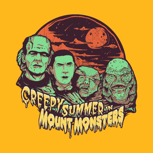 Creepy Summer in Mount Monsters by MeFO