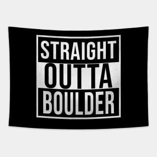 Straight Outta Boulder - Gift for Australian From Boulder in Western Australia Australia Tapestry