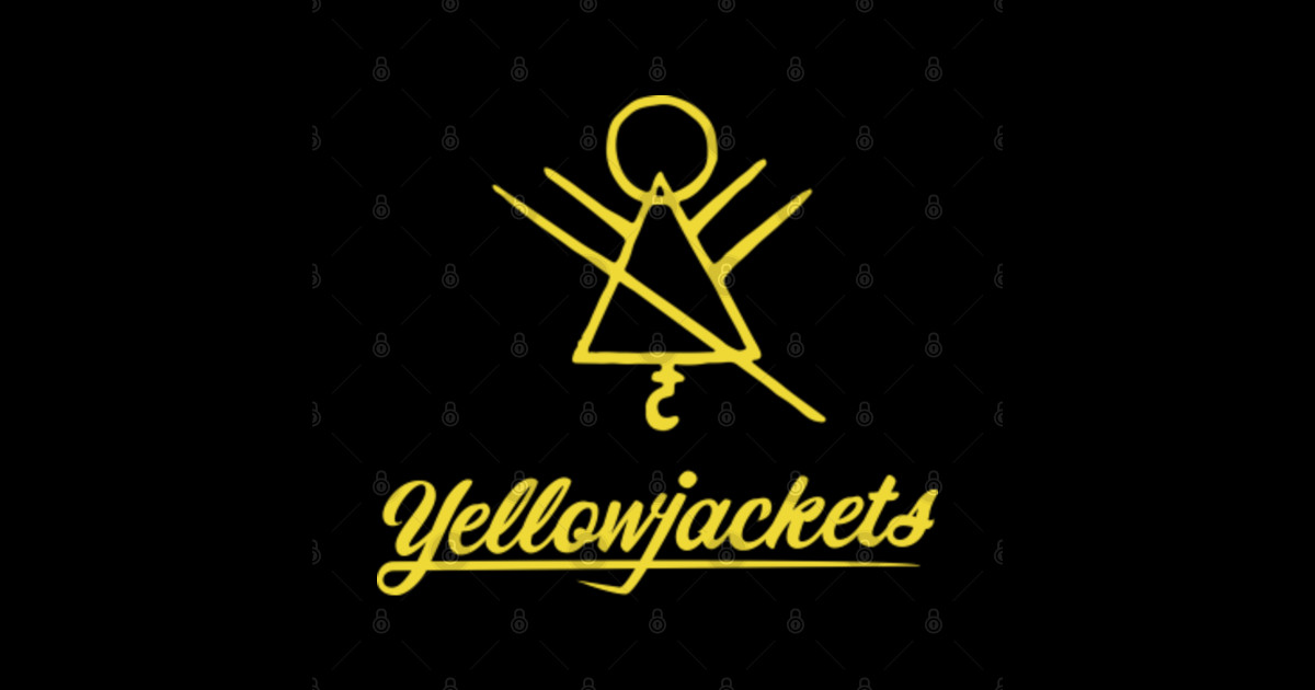 Yellowjackets Symbol and logo Yellowjackets TShirt TeePublic