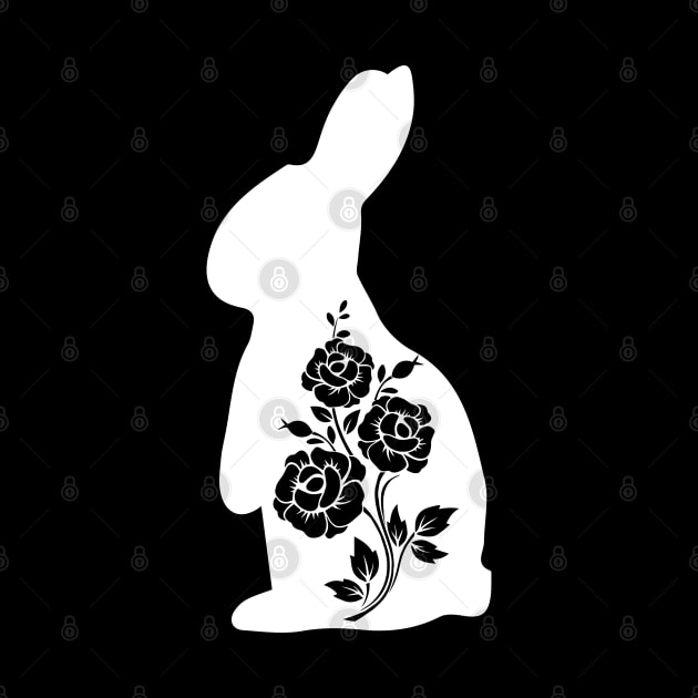 rabbit with flower pattern by youki