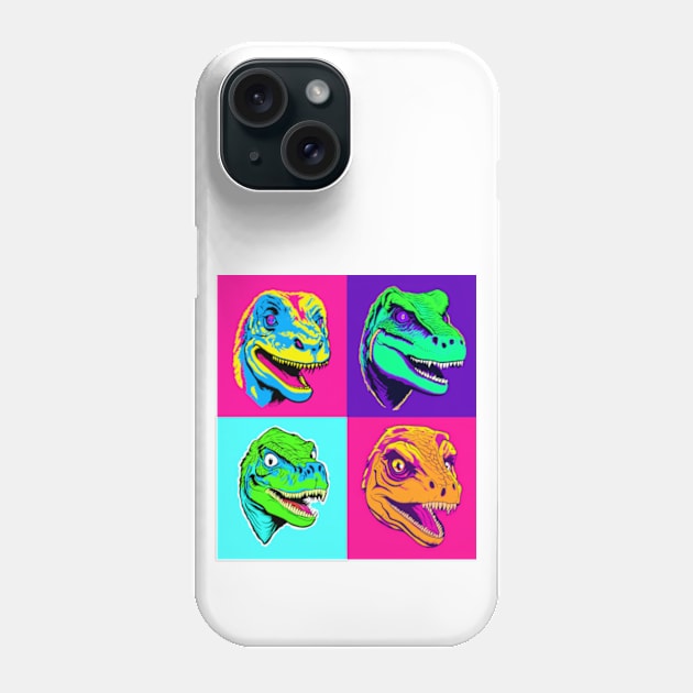 Dinosaur Pop Art Phone Case by osmansargin