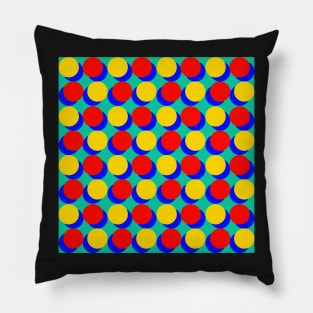 mid century pop art pattern Pillow
