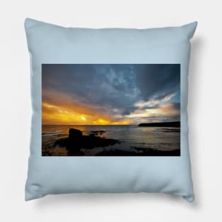 Sunrise at Collywell Bay Pillow