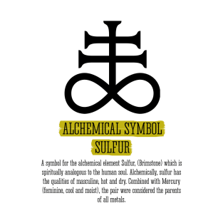 ALCHEMICAL SYMBOL SULFUR T-Shirt