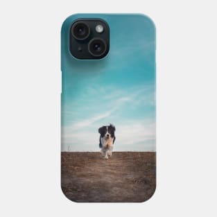 walking a desolate field Phone Case