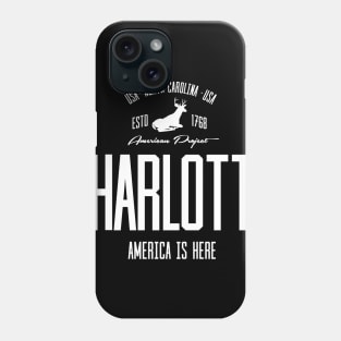 USA, America, Charlotte, North Carolina Phone Case