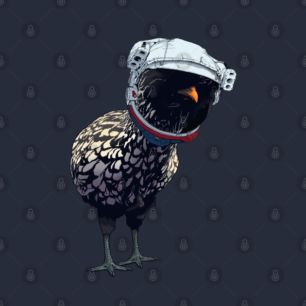 Chicken 1: Astronaut (2022) by ziafrazier