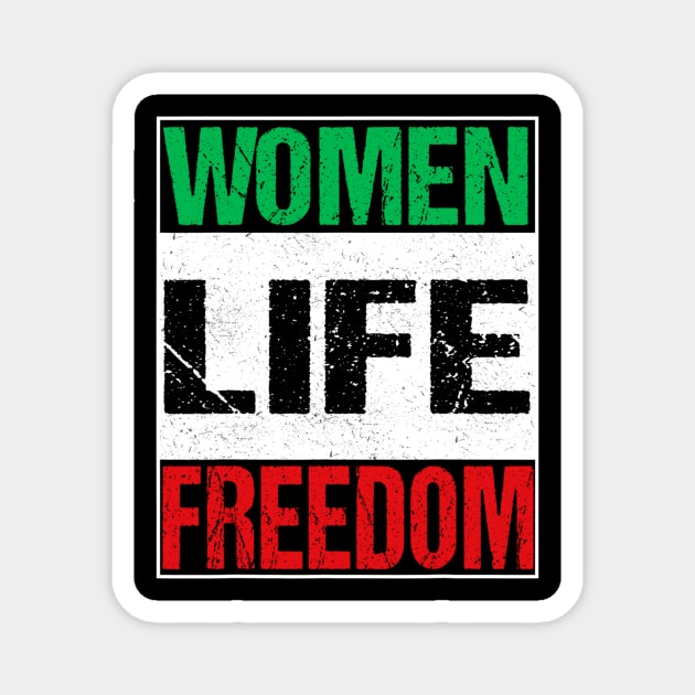 Rise With The Women Of Iran Women Life Freedom Magnet by ArchmalDesign