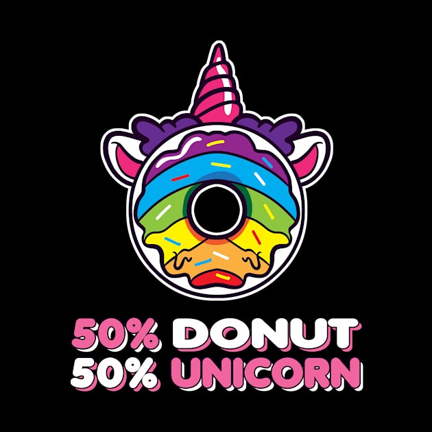 Half donut half unicorn for every unicorn who loves donuts by Cedinho