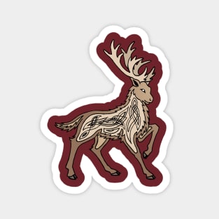 Reindeer Reel Magnet