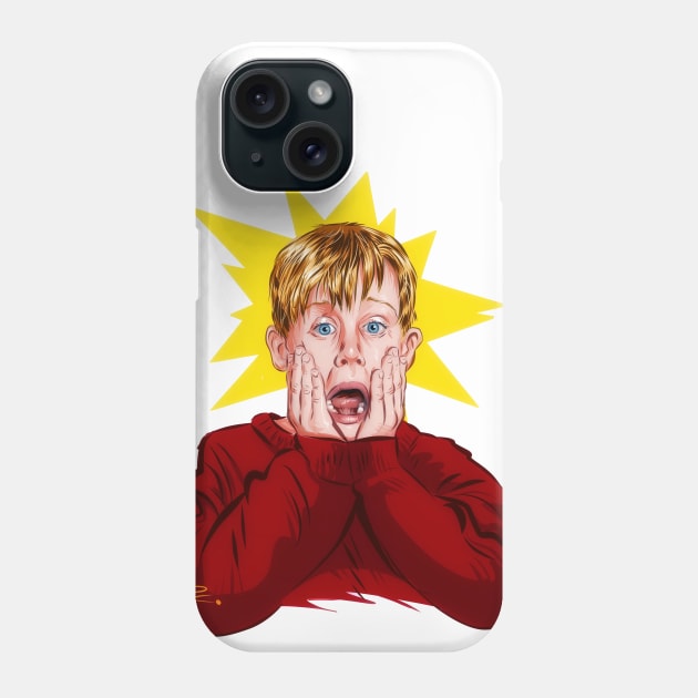 Macaulay Culkin - An illustration by Paul Cemmick Phone Case by PLAYDIGITAL2020