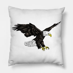 Bald Eagle Print Pillow