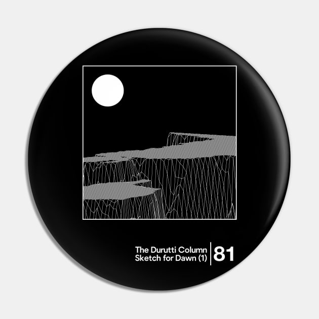 The Durutti Column - Sketch For Dawn / Minimalist Graphic Artwork Design Pin by saudade