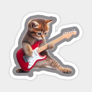 Rock Kitty Magnet