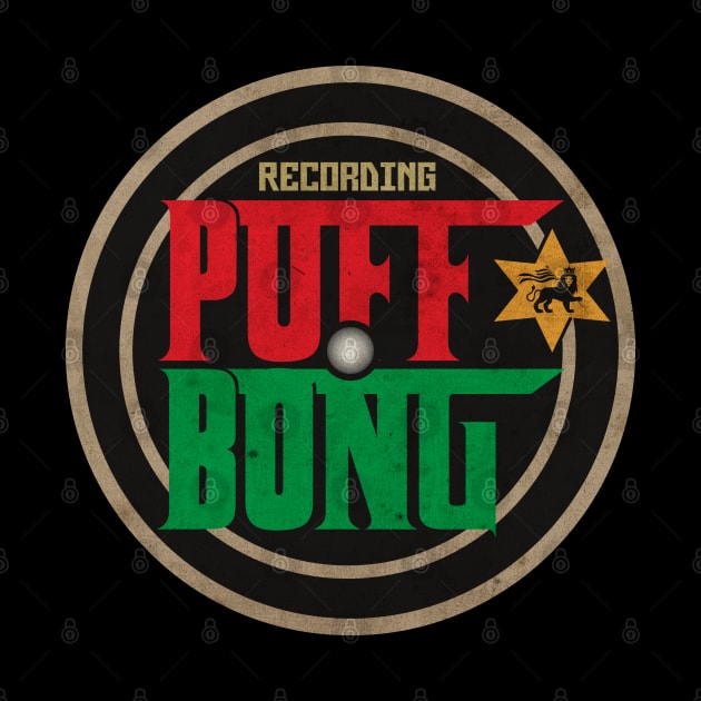 Puff Bong Records by CTShirts