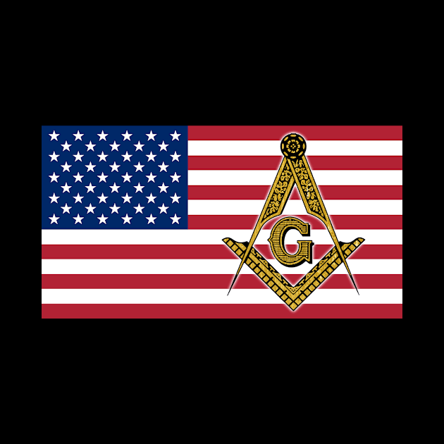 Freemason Flag by Jared S Davies