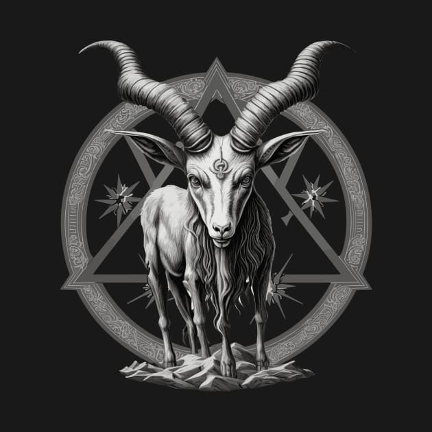 Satanic Goat Baphomet by K3rst