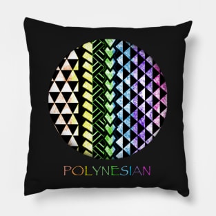 Polynesian Print 2 Pillow