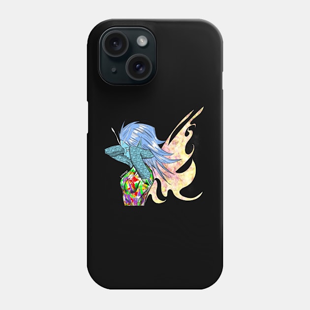 cute fairy queen ecopop celtic art Phone Case by jorge_lebeau