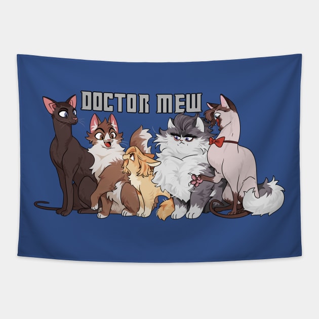 Doctor Cat Tapestry by KumoriDragon