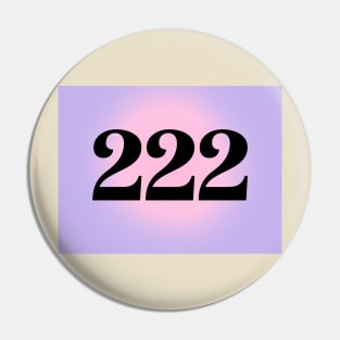 222 Angel Numbers Pin