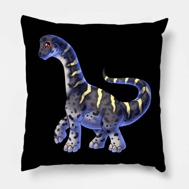 Brachiosaurus Pillow by cometkins