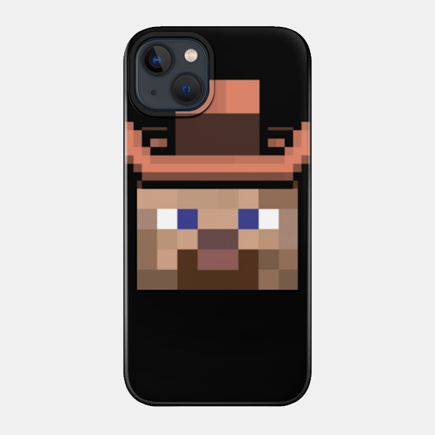 Cowboy steve - Minecraft - Phone Case